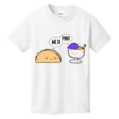 Philippines Mexico Filipino Proud Mexipino Halo Halo Dessert Kids T-Shirt