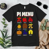 Pie Menu Funny Pi Day Pi 3 Premium T-Shirt