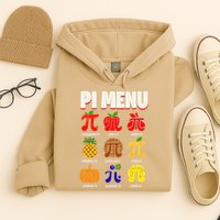 Pie Menu Funny Pi Day Pi 3 Hoodie