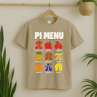 Pie Menu Funny Pi Day Pi 3 T-Shirt