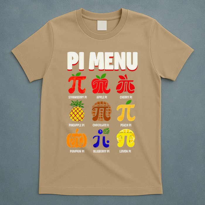 Pie Menu Funny Pi Day Pi 3 T-Shirt