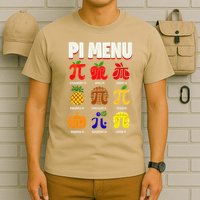 Pie Menu Funny Pi Day Pi 3 T-Shirt
