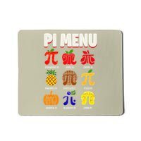 Pie Menu Funny Pi Day Pi 3 Mousepad
