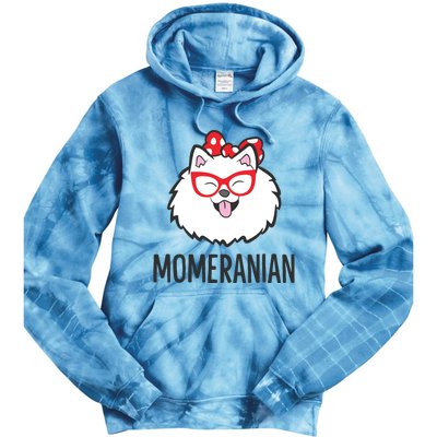 Pomeranian Mom Funny Momeranian Cute Pomeranian Tie Dye Hoodie