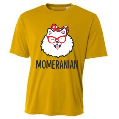 Pomeranian Mom Funny Momeranian Cute Pomeranian Cooling Performance Crew T-Shirt