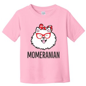 Pomeranian Mom Funny Momeranian Cute Pomeranian Toddler T-Shirt