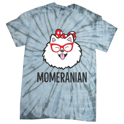 Pomeranian Mom Funny Momeranian Cute Pomeranian Tie-Dye T-Shirt