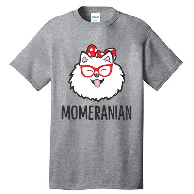 Pomeranian Mom Funny Momeranian Cute Pomeranian Tall T-Shirt