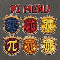 Pi Menu Funny Pi Pi 3 Cotton Canvas Backpack