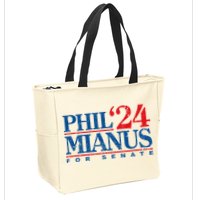 Phil Mianus For Senate 2024 Phil Mianus Election Zip Tote Bag