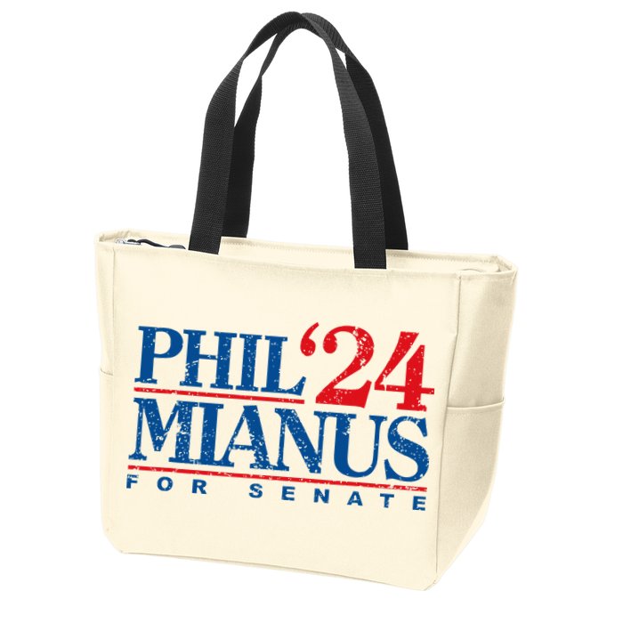 Phil Mianus For Senate 2024 Phil Mianus Election Zip Tote Bag