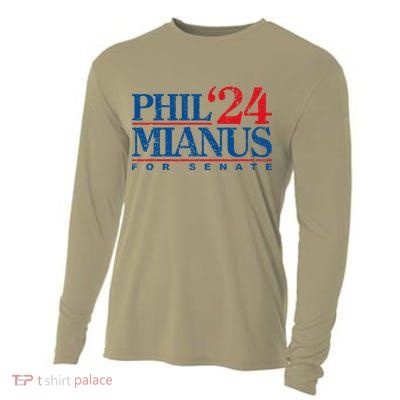 Phil Mianus For Senate 2024 Phil Mianus Election Cooling Performance Long Sleeve Crew
