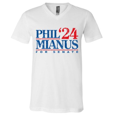 Phil Mianus For Senate 2024 Phil Mianus Election V-Neck T-Shirt