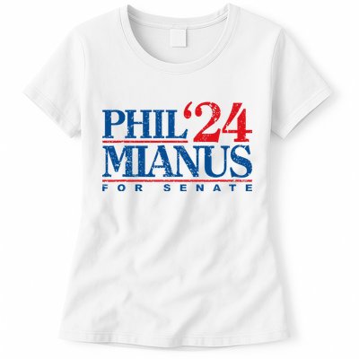 Phil Mianus For Senate 2024 Phil Mianus Election Womens T-Shirt