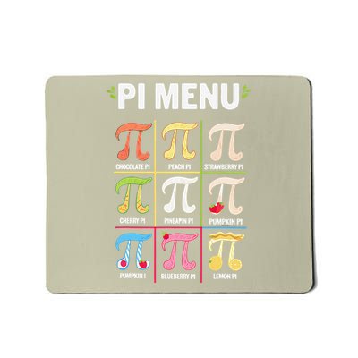 Pi Menu Funny Pi 3 Mousepad