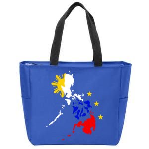 Philippine Map Funny Gift Zip Tote Bag