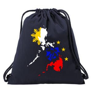 Philippine Map Funny Gift Drawstring Bag