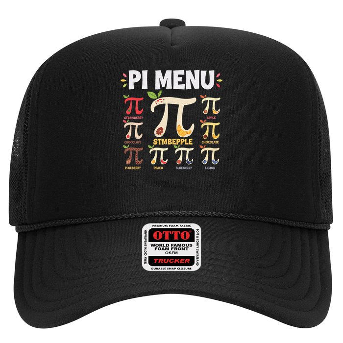 Pi Menu Funny Pi 3 Trucker Hat