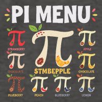 Pi Menu Funny Pi 3 Vector Backpack