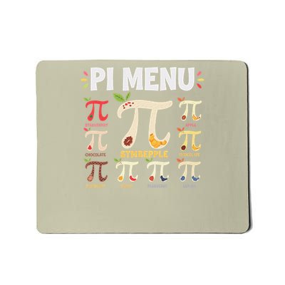 Pi Menu Funny Pi 3 Mousepad