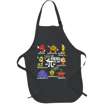 Pi Menu Funny Pi 3 Full-Length Apron With Pockets