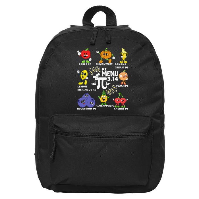Pi Menu Funny Pi 3 16 in Basic Backpack