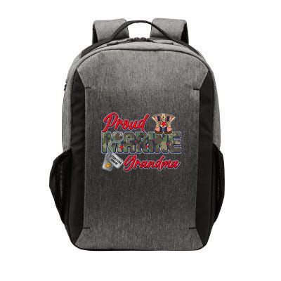 Proud Marine Grandma Personalize Dog Tags Vector Backpack