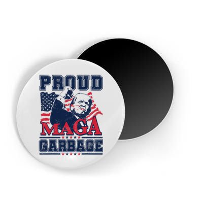 Proud Maga Garbage Vote Trump 2024 Trump Supporter Garbage Magnet