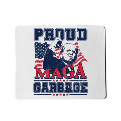 Proud Maga Garbage Vote Trump 2024 Trump Supporter Garbage Mousepad