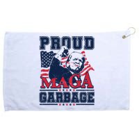 Proud Maga Garbage Vote Trump 2024 Trump Supporter Garbage Grommeted Golf Towel