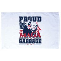 Proud Maga Garbage Vote Trump 2024 Trump Supporter Garbage Microfiber Hand Towel