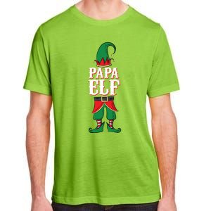 Papa Meaningful Gift Mom And Dad Matching Family Christmas Cute Gift Adult ChromaSoft Performance T-Shirt