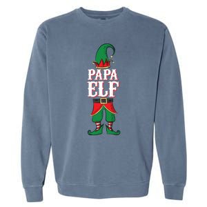 Papa Meaningful Gift Mom And Dad Matching Family Christmas Cute Gift Garment-Dyed Sweatshirt