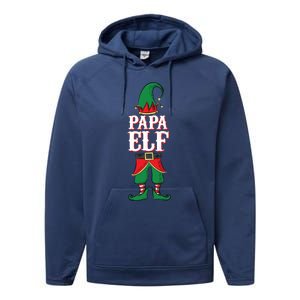 Papa Meaningful Gift Mom And Dad Matching Family Christmas Cute Gift Performance Fleece Hoodie