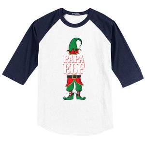 Papa Meaningful Gift Mom And Dad Matching Family Christmas Cute Gift Baseball Sleeve Shirt