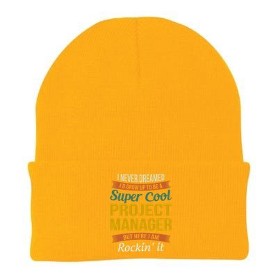 Project Manager Gift Funny Appreciation Gift Knit Cap Winter Beanie