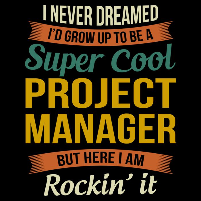 Project Manager Gift Funny Appreciation Gift Cooling Performance Crew T-Shirt