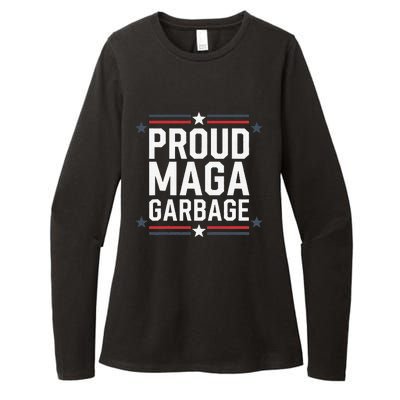 Proud Maga Garbage Trump Supporter Womens CVC Long Sleeve Shirt