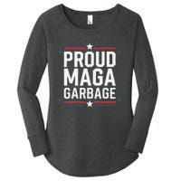 Proud Maga Garbage Trump Supporter Women's Perfect Tri Tunic Long Sleeve Shirt