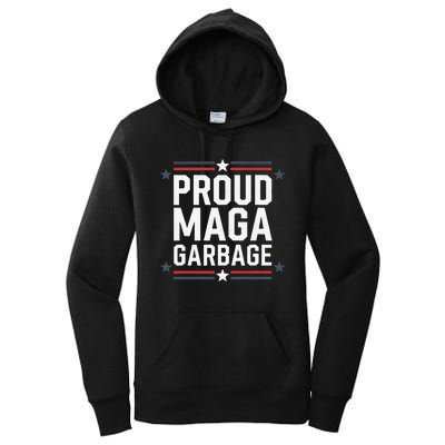 Proud Maga Garbage Trump Supporter Women's Pullover Hoodie