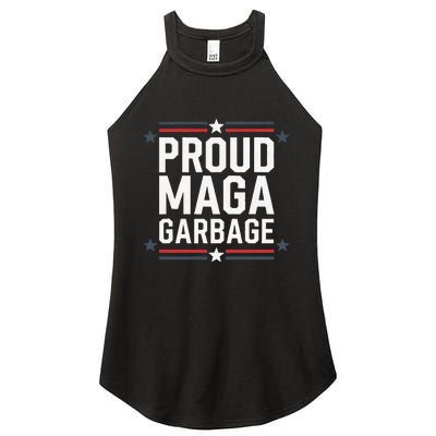 Proud Maga Garbage Trump Supporter Women's Perfect Tri Rocker Tank