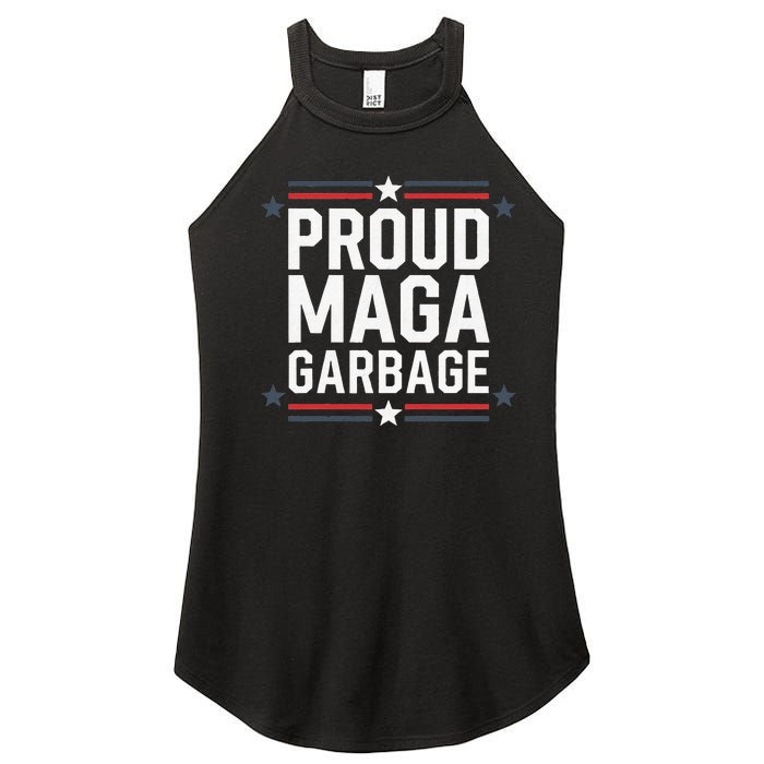 Proud Maga Garbage Trump Supporter Women's Perfect Tri Rocker Tank