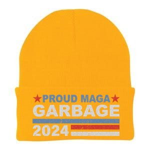 Proud Maga Garbage Proud To Be Garbage Trump Supporters Knit Cap Winter Beanie