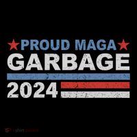 Proud Maga Garbage Proud To Be Garbage Trump Supporters High Crown Mesh Back Trucker Hat