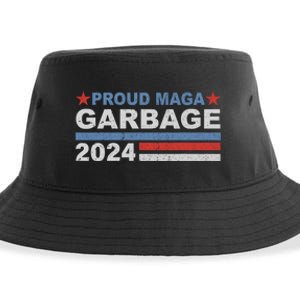 Proud Maga Garbage Proud To Be Garbage Trump Supporters Sustainable Bucket Hat