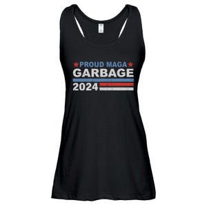 Proud Maga Garbage Proud To Be Garbage Trump Supporters Ladies Essential Flowy Tank