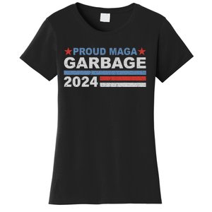 Proud Maga Garbage Proud To Be Garbage Trump Supporters Women's T-Shirt