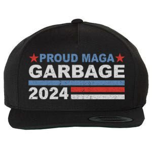 Proud Maga Garbage Proud To Be Garbage Trump Supporters Wool Snapback Cap