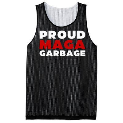 Proud Maga Garbage Trump Supporter Mesh Reversible Basketball Jersey Tank