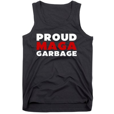 Proud Maga Garbage Trump Supporter Tank Top